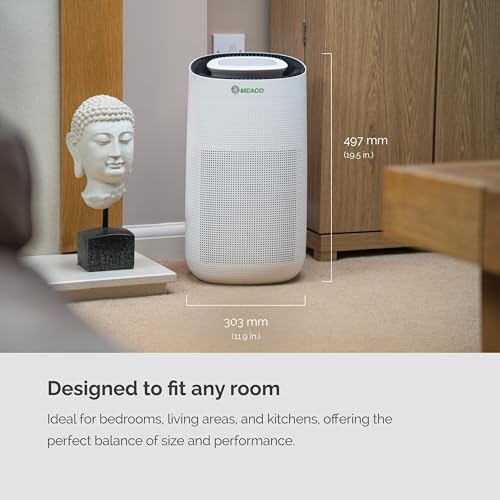 MeacoClean Air Purifier: HEPA Filter, WiFi Control, Allergen Removal