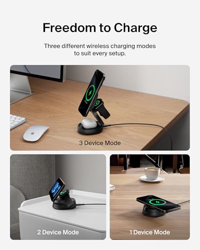 Belkin 3-in-1 Wireless Charger for iPhone, Apple Watch, AirPods