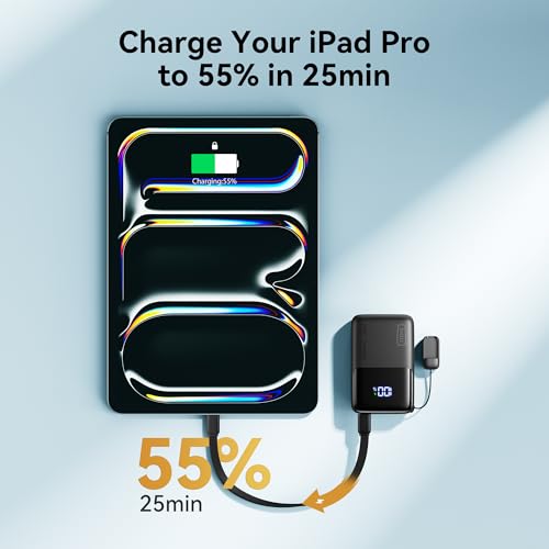 INIU Mini Power Bank: 45W Fast Charging 10000mAh USB C Portable Charger - iPhone 16/15/14/13, Samsung, iPad - Travel Companion