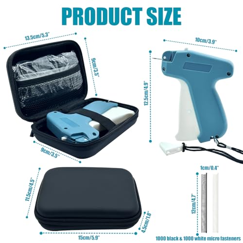 WLZP Stitchy Quick Clothing Fixer, Mini Stitch Gun for Clothes, with Needles & Fasteners