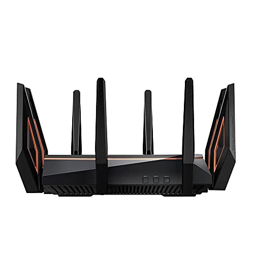 ASUS ROG GT-AX11000 Gaming Router, WiFi 6, 2.5G Ports, AiMesh, Triple-level Game Acceleration