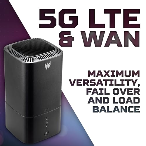 Acer Predator Connect X5 5G CPE Wireless Router - 802.11 - Desktop