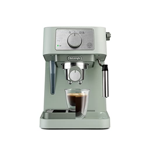 De'Longhi Stilosa EC260.GR Coffee Machine, 15Bar, Cappuccino System, ESE Pods, 1L