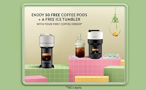 Krups Vertuo Coffee Pod Machine: Lilac, One-Touch Brewing