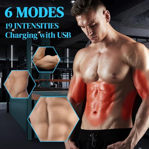 Zarkh EMS Muscle Stimulator: 6 Modes, 19 Intensities, Full Body Trainer