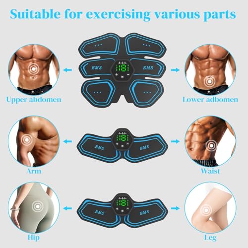Zarkh EMS Muscle Stimulator: 6 Modes, 19 Intensities, Full Body Trainer