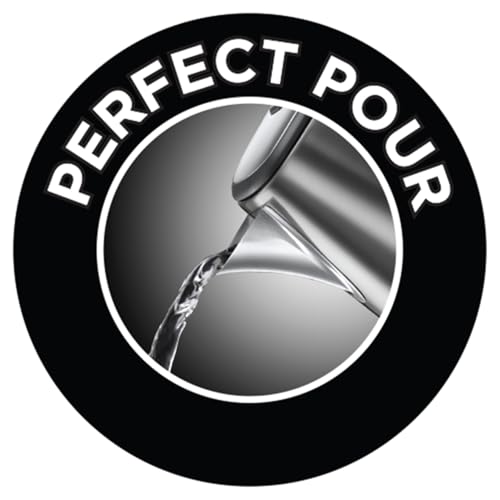 Russell Hobbs Luna Grey 1.7L Cordless Electric Kettle inchQuiet Fast Boil Anti-Scale Filter Easy Push Button Perfect Pour Spout