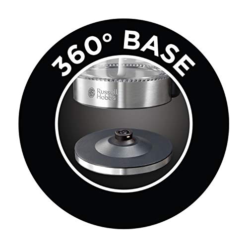 Russell Hobbs Glass Kettle: Fast Boil 3KW, 1.7L Capacity, Anti-Scale Filter