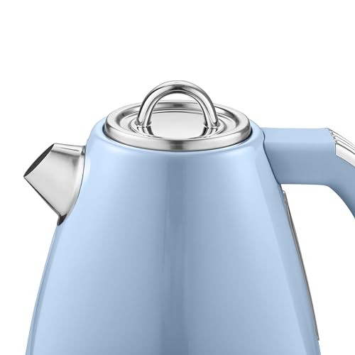 Swan Retro Jug Kettle 1.5L Fast Boil Easy Pour 360° Base Blue
