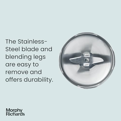 Morphy Richards Hand Blender: Variable Speed, Turbo Boost, 700ml Beaker