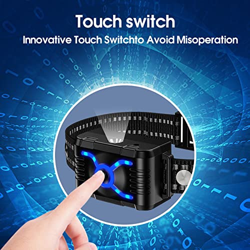 Citronella Dog Training Collar with Remote Control, Anti-Bark Spray/Vibration/Sound/Light, 2700ft Range