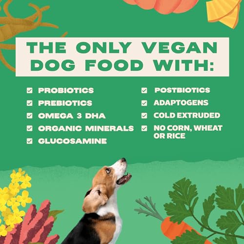 BONZA Vegan Dog Food 10Kg Plant-Based Nutrition Superfoods