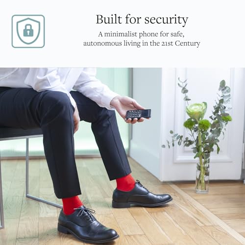 Punkt. MP02 4G LTE Dumb Phone, Minimalist Design, Unlocked, WiFi Hotspot, 2GB RAM - Black