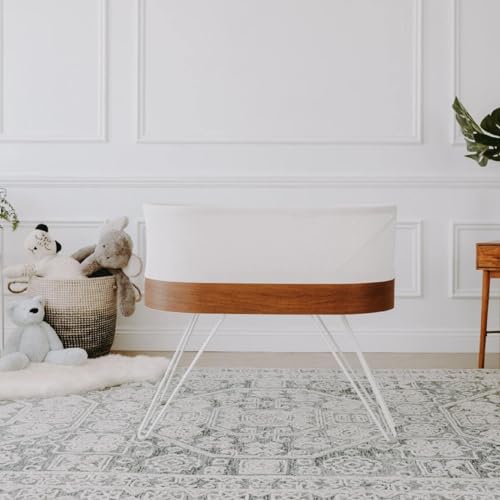 SNOO Smart Sleeper Baby Cot - Bedside Crib, Automatic Rocking, White Noise - Ideal for Newborns to 6 Months - Natural Sleep Training