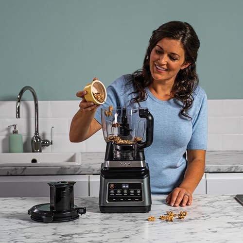 Ninja 3-in-1 Food Processor & Blender, 5 Programs, 1200W
