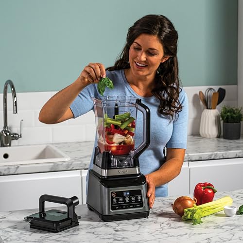 Ninja 3-in-1 Food Processor & Blender, 5 Programs, 1200W