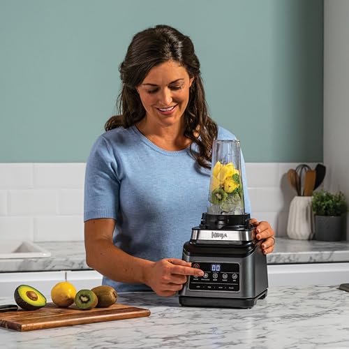 Ninja 3-in-1 Food Processor & Blender, 5 Programs, 1200W