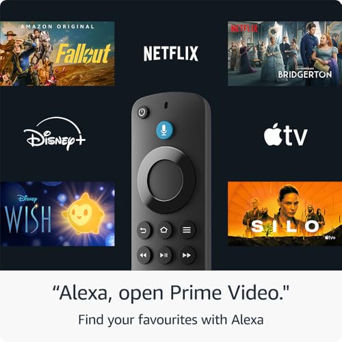 Fire TV Stick HD - Newest Gen, Free & Live TV, Alexa Voice Remote