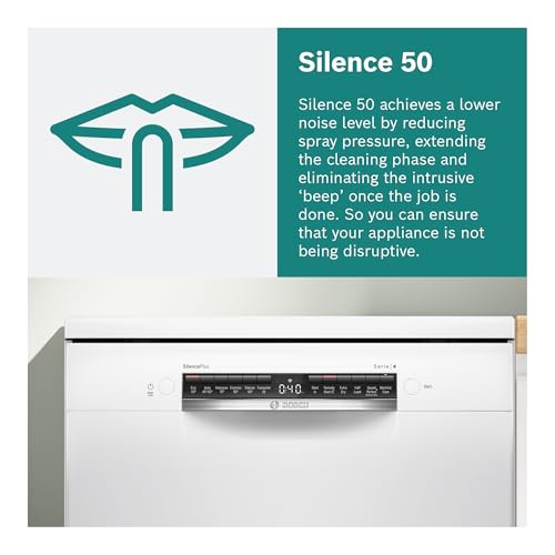 Bosch Series 2 Dishwasher: Free-standing 60cm Silver Inox