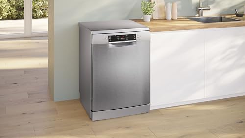 Bosch Series 2 Dishwasher: Free-standing 60cm Silver Inox