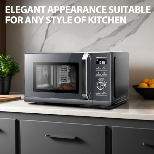 TOSHIBA 26L Air Fry Microwave Oven With Steamer - 6-in-1 Combo, Inverter, Convection, Grill - Morandi Grey