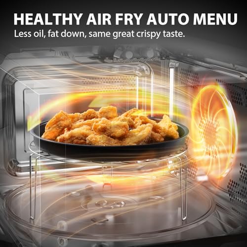 TOSHIBA 26L Air Fry Microwave Oven With Steamer - 6-in-1 Combo, Inverter, Convection, Grill - Morandi Grey