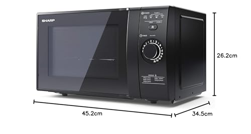 SHARP 20L Digital Microwave with Grill, ECO Mode, LED Light