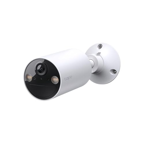 Tapo TC82 2K Battery Security Camera: Wireless, Colour Night Vision, AI Detection, IP65, Alexa & Google Compatible