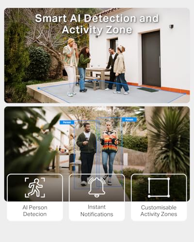 Tapo TC82 2K Battery Security Camera: Wireless, Colour Night Vision, AI Detection, IP65, Alexa & Google Compatible