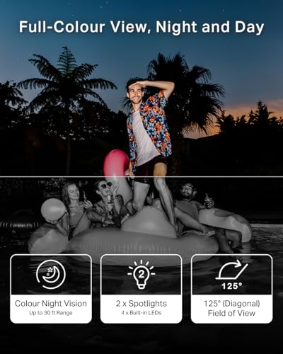 Tapo TC82 2K Battery Security Camera: Wireless, Colour Night Vision, AI Detection, IP65, Alexa & Google Compatible