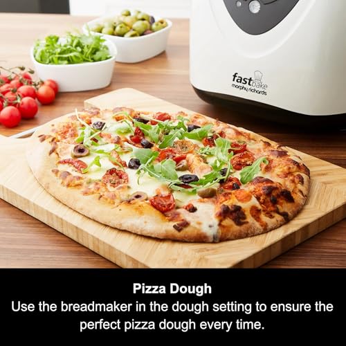 Morphy Richards Fastbake Breadmaker: 12 Programs, 1.5lb & 2lb Loaf Sizes, Delay Timer