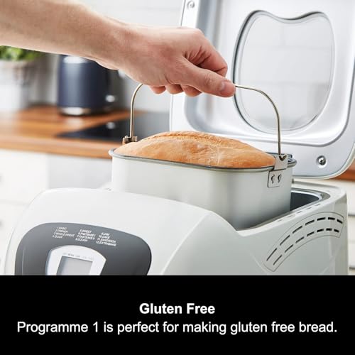 Morphy Richards Fastbake Breadmaker: 12 Programs, 1.5lb & 2lb Loaf Sizes, Delay Timer