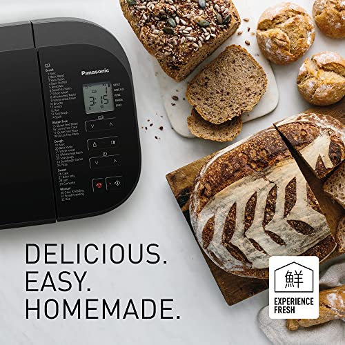 Panasonic Bread Maker with Yeast/Nuts Dispenser, 32 Programs