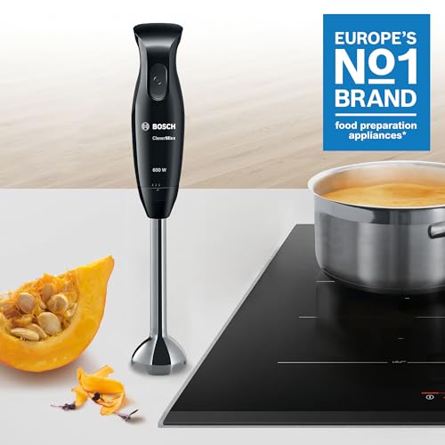 Bosch CleverMixx Hand Blender 600W with Beaker - Black