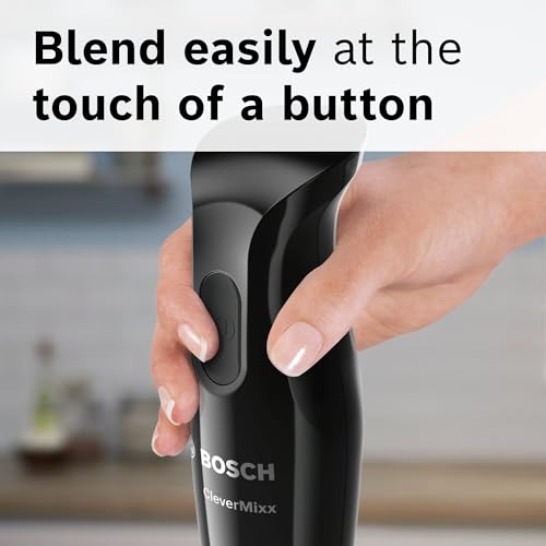 Bosch CleverMixx Hand Blender 600W with Beaker - Black