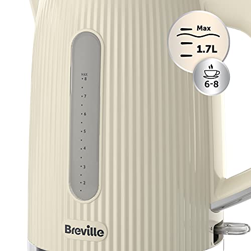 Breville Electric Kettle 1.7L Fast Boil Cream & Silver - ChatGPT