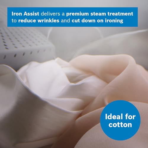 Bosch 6 Series Washing Machine, Front Loader, Iron Assist, 1400 rpm, 9kg