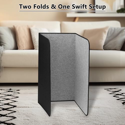 MUEZDUR Carpet Protector Chair Mat 120x90cm Easy Glide - Home Office Rolling Chair Mat for Carpeted & Hardwood Floors