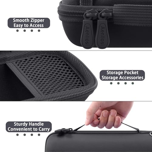 Aenllosi Hard Case for JBL Flip Speakers, Portable Storage - Black