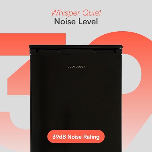 Cookology UCFR130 Fridge 130L: Adjustable Temp Control, Reversible Door