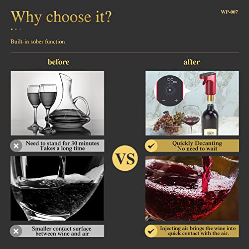 REDSACK Drink Dispenser & Wine Aerator for Easy Pouring