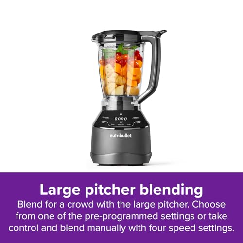 Nutribullet Triple Prep System - Blender, Food Processor & More - Blends Frozen Fruits & Nuts - Smoothies & Juices, Black
