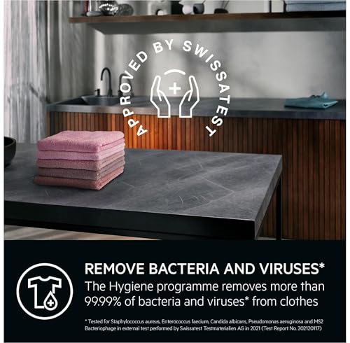 AEG 6000 Series 10Kg Washing Machine: Save 30% on Time, Water, Energy - ProSense Technology, Hygiene Program