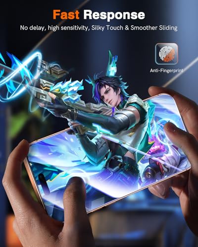 LK iPhone 17 Pro Max Screen Protector, HD Clear Tempered Glass, Anti-Scratch, 9H Hardness, Military Grade, Easy Install