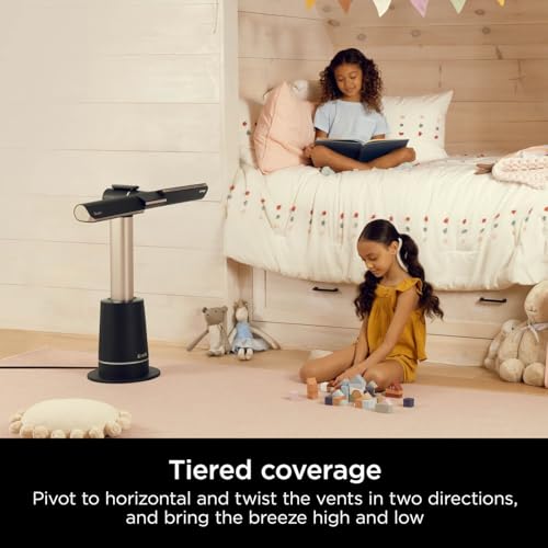 Shark TurboBlade Tower Fan: High-Speed, Multi-Directional Air, 10 Speeds, Remote, Timer