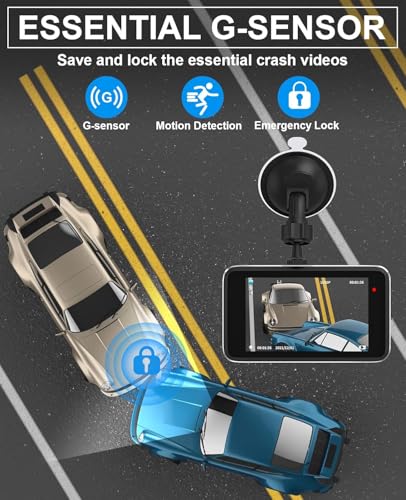 Dash Cam: Full HD 1080P, 170° Wide-Angle Lens, Night Vision
