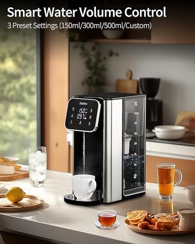 ZACHVO Hot Water Dispenser UR05 - Fast Heating, 4 Temp Settings, 4L Tank - Kitchen, Office, Home