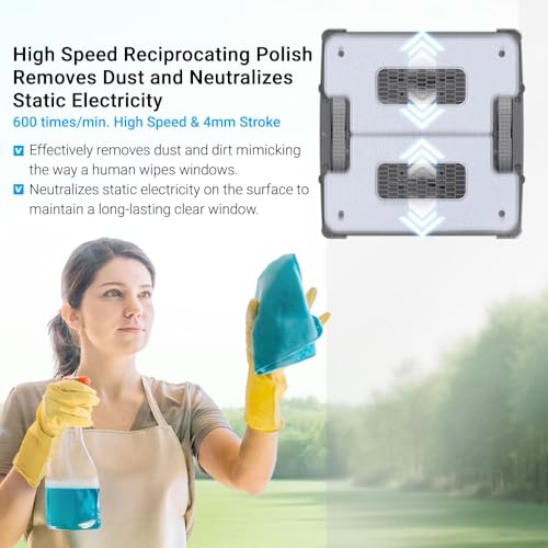 Hobot S7 Pro Window Cleaner: Dual Mop, Ultrasonic Spray, 4800Pa Suction