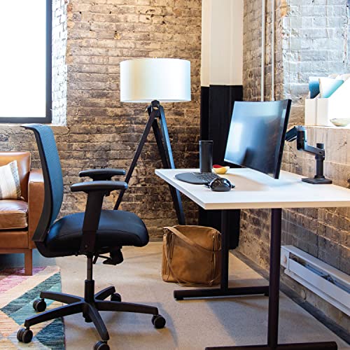 Ergotron LX Premium Monitor Arm: Single Desk Mount for 34" Flat/Curved Ultrawide Monitors - VESA 75x75mm/100x100mm