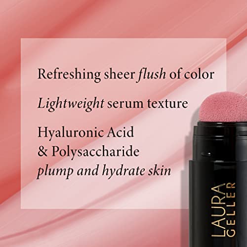 LAURA GELLER Serum Blush Tint - Hydrating Liquid Blush, Blushing Berry, Long-Lasting, Plump Cheeks, Natural Finish